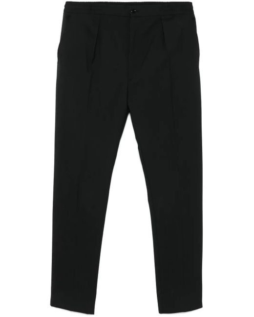 Fursac Black Wool Trousers for men
