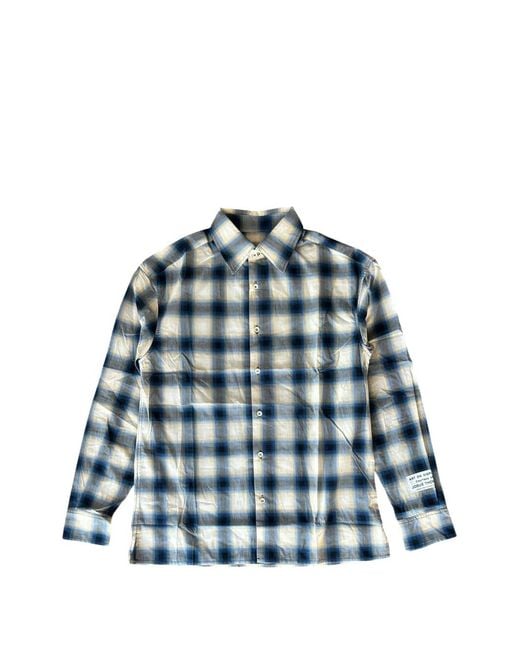 GALLERY DEPT. Blue Dre Check-Pattern Shirt