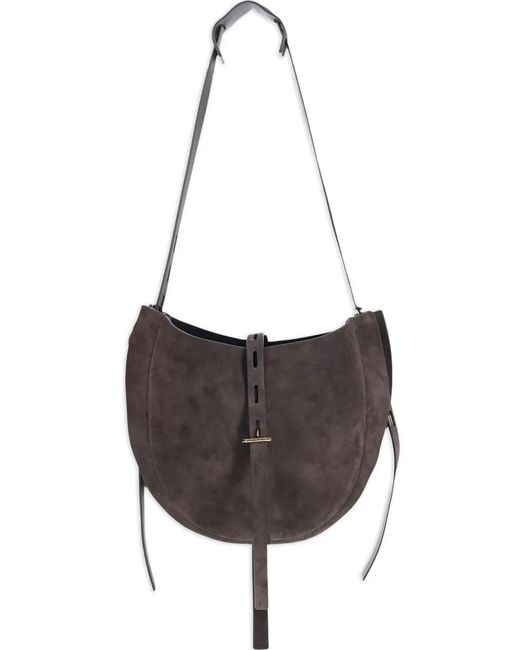 MINOBOSSI White Lizzie Adjustable-Strap Shoulder Bag