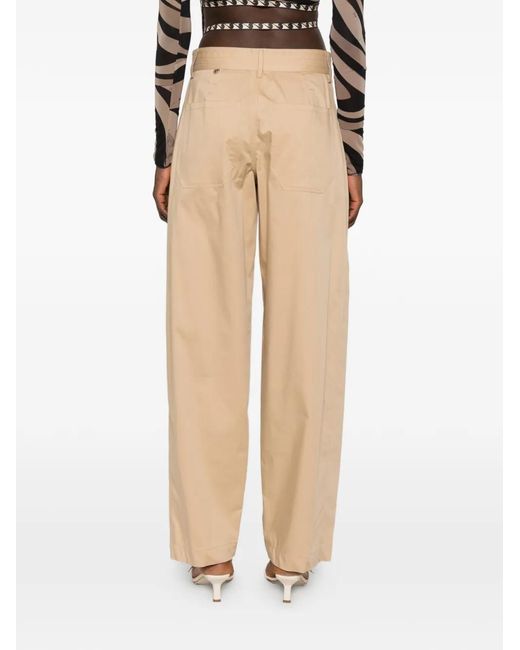 Aniye By White Drawstring Closure Trousers
