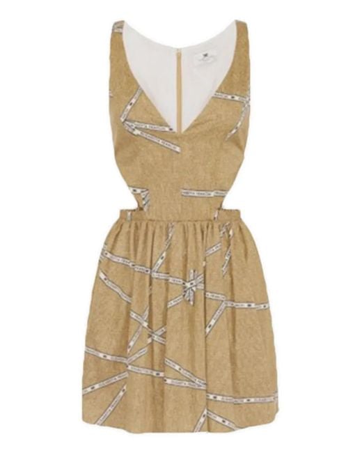 Elisabetta Franchi Natural Minikleid mit Print
