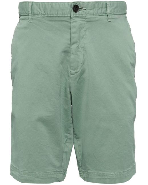 Boss Green Cotton Bermuda Shorts for men