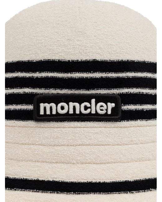 Moncler Black Hat With Logo