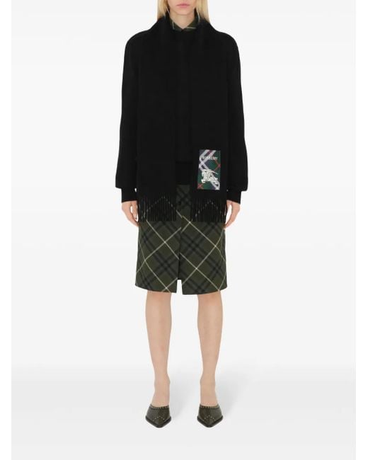 Sciarpa Check di Burberry in Black