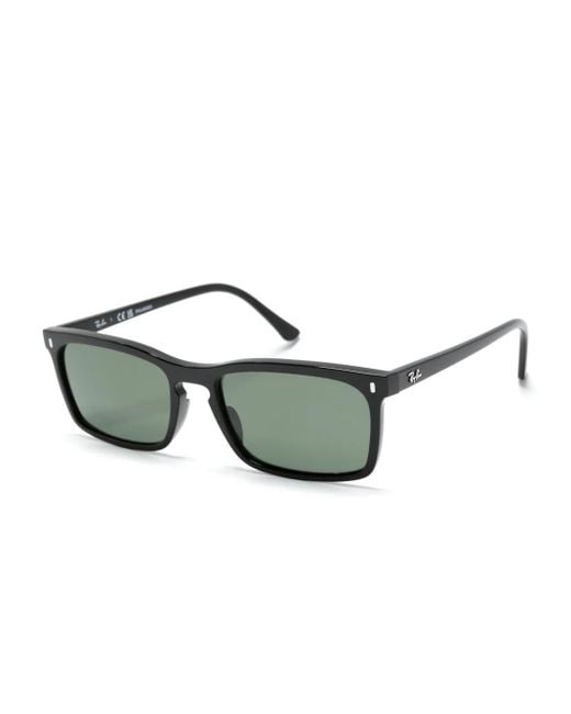 Ray-Ban Green Rb4435 Rectangle-Frame Sunglasses