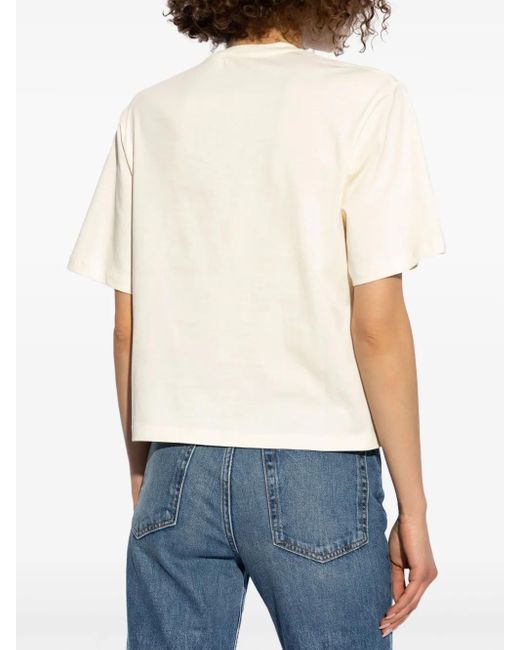 T-Shirt Aris À Volants Ulla Johnson en coloris Natural