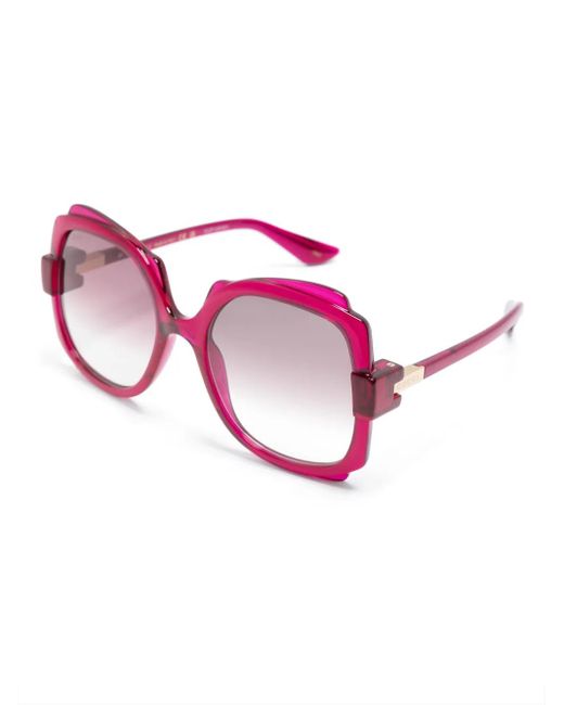 Gucci Pink Square-Frame Gradient Sunglasses