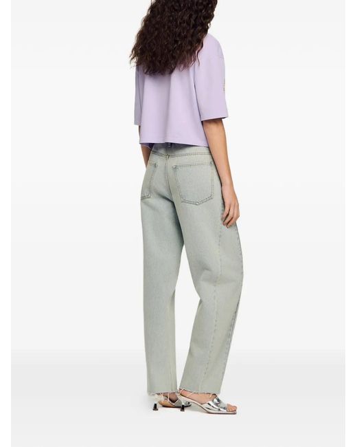 Sandro Blue Barrel Jeans