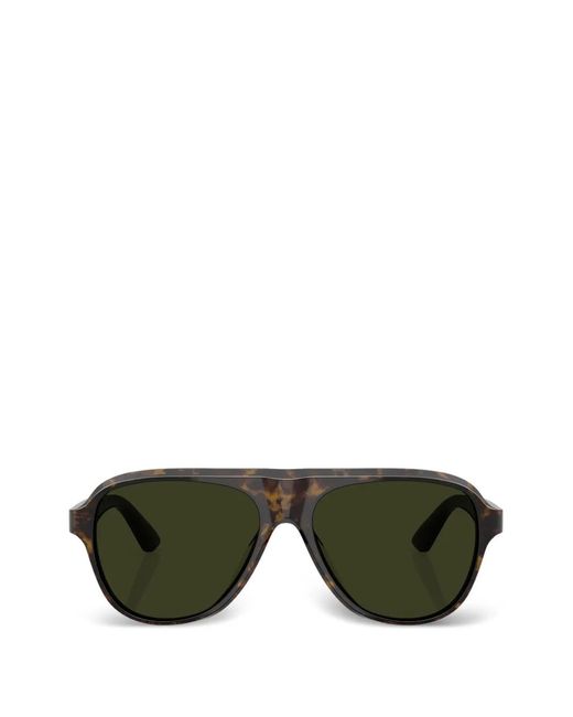 Oliver Peoples Green X Paul Newman Pilot-Frame Sunglasses