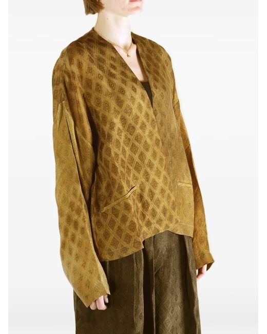 Uma Wang Natural Long-Sleeves Jacket