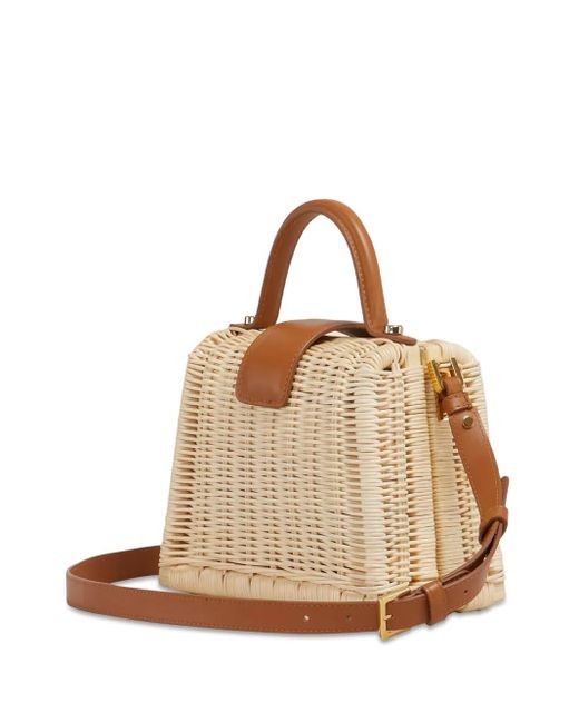 Marni Natural Ratan Mini Bag
