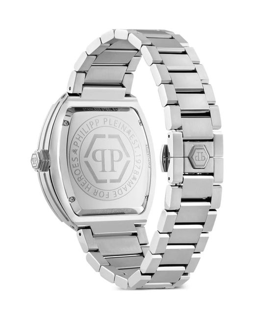 Philipp Plein White The Hexagon Phantom 44Mm for men