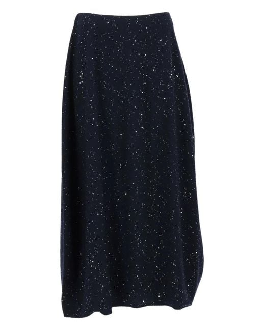 Antonelli Blue Embellished Skirt