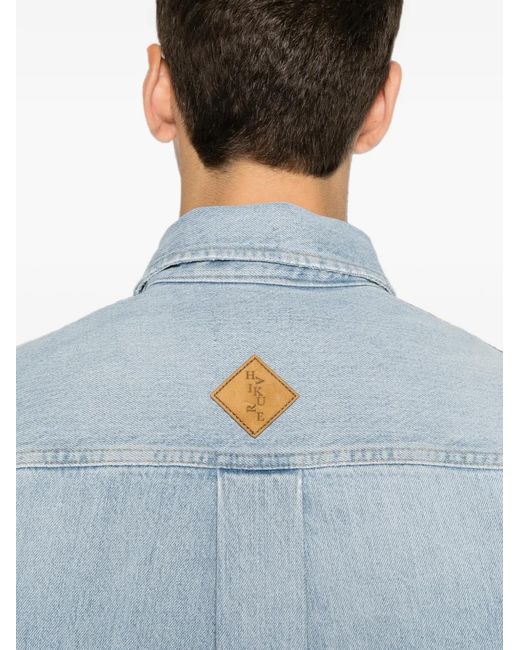 Haikure Blue Matt Pasadena Denim Shirt for men