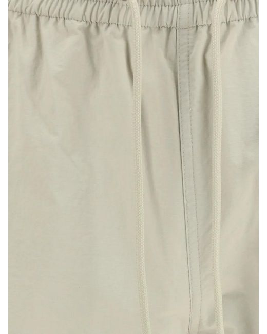 sunflower White Mike Drawstring Shorts