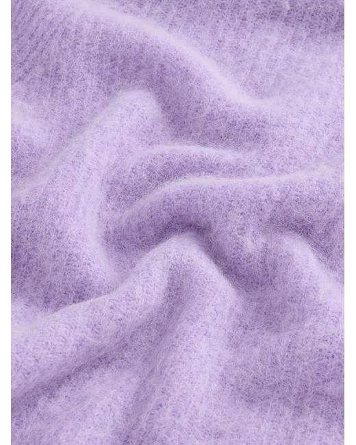 Woolrich Trui Met Hoge Hals in het Purple