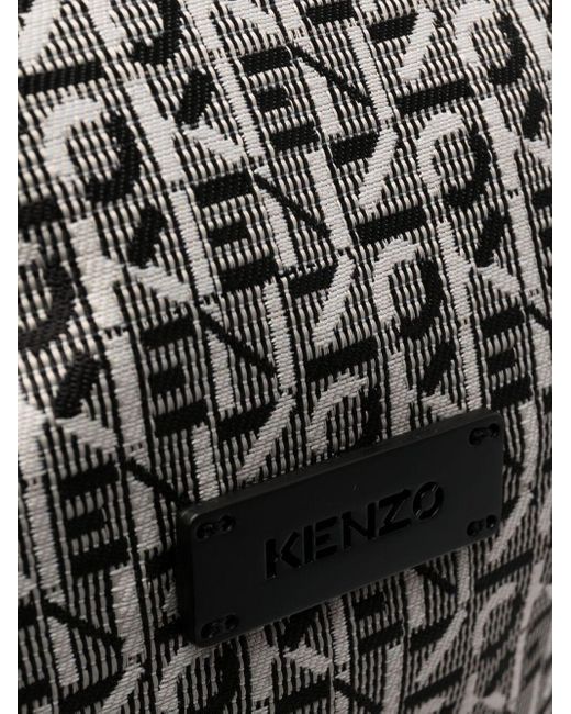 メンズ Kenzo ロゴ バックパック ブラック Lyst メンズ Kenzo ロゴ バックパック ブラック Lyst