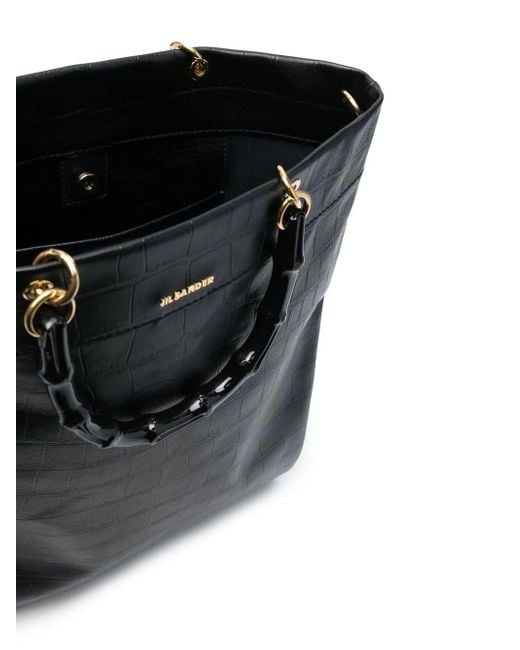 Jil Sander Black Tote Bag