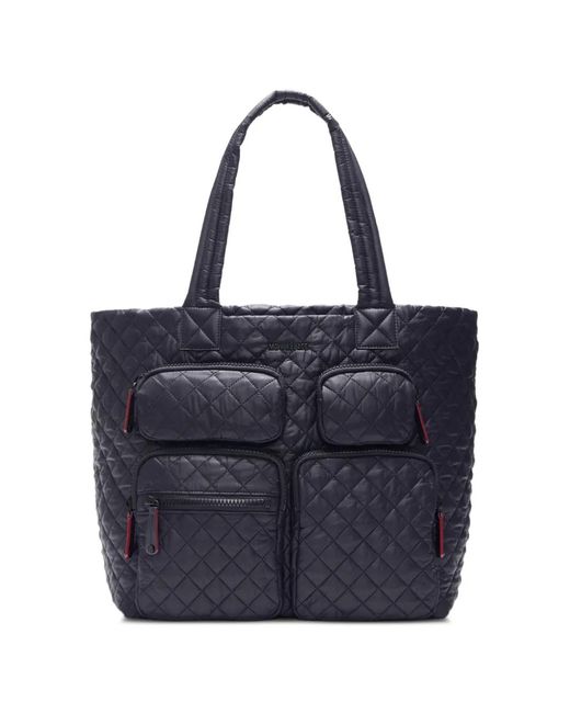 Bolso shopper Metro Travel grande MZ Wallace de color Blue