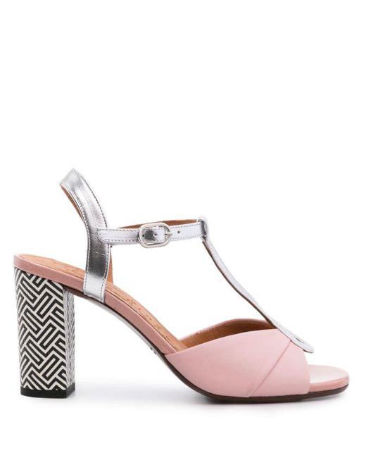Chie Mihara Pink Biagio 60mm T-bar Sandals