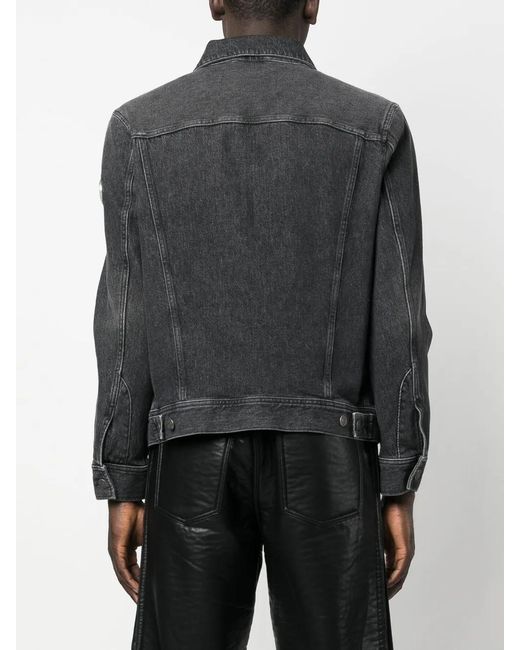 DIESEL Black D-Barcy-Fsc Denim Jacket for men