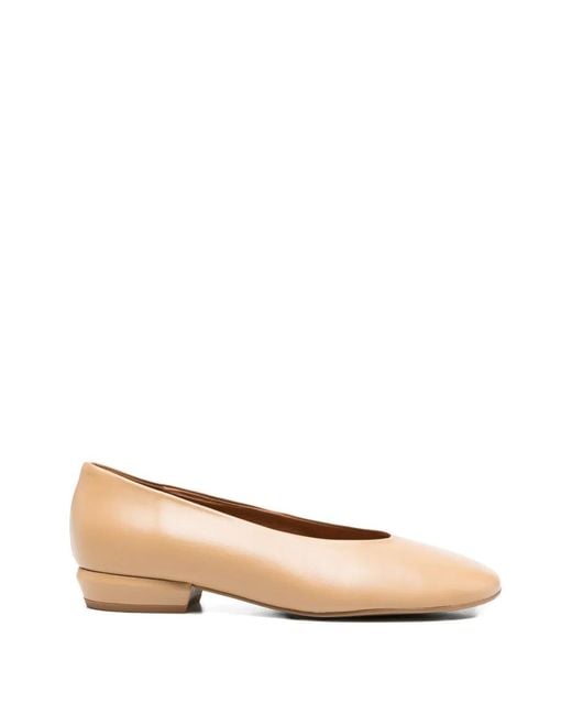 Angel Alarcon Natural Moore Leather Ballet Flats