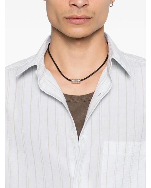 Samsøe & Samsøe White Saryan J Striped Shirt for men