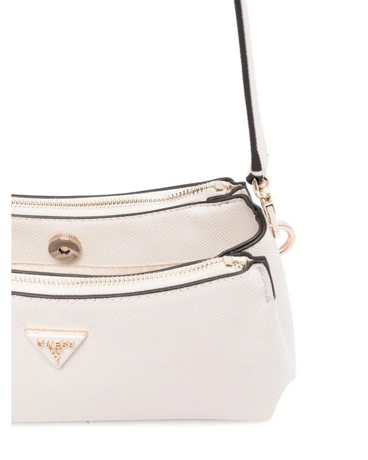 Guess Natural Mini Noelle Ii Appliqué Shoulder Bag