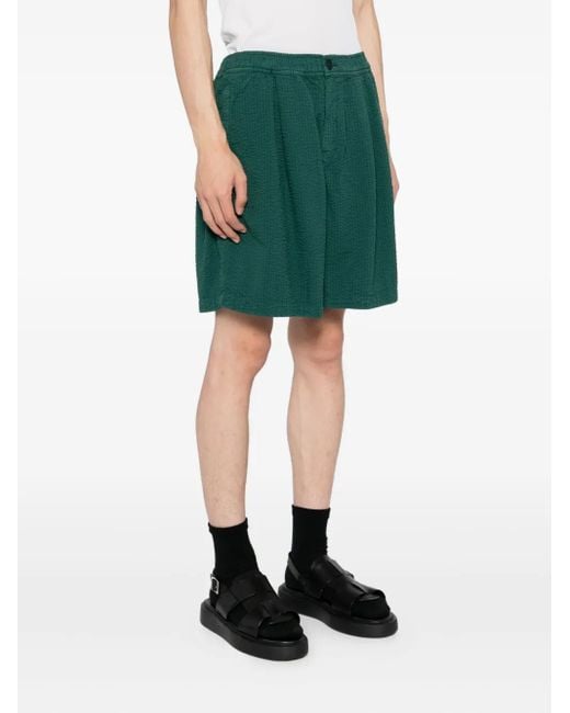 Wax London Green Fuller Shorts for men