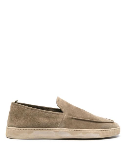 Officine Creative Natural Herbie 006 Suede Loafers for men