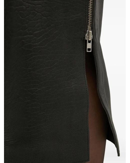 Day Birger et Mikkelsen Black Zip-Detail Midi Skirt