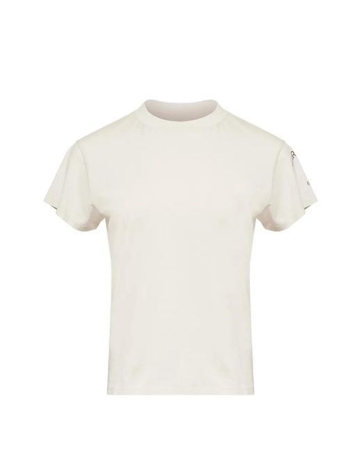 MM6 by Maison Margiela White Mannequin-Print Cotton Jersey T-Shirt
