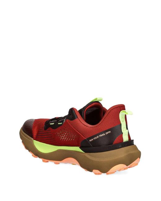 Under Armour Red Infinite Pro Perforated Sneakers