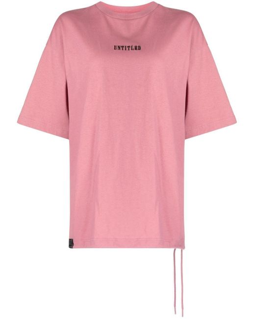 Izzue ロゴ Tシャツ Pink