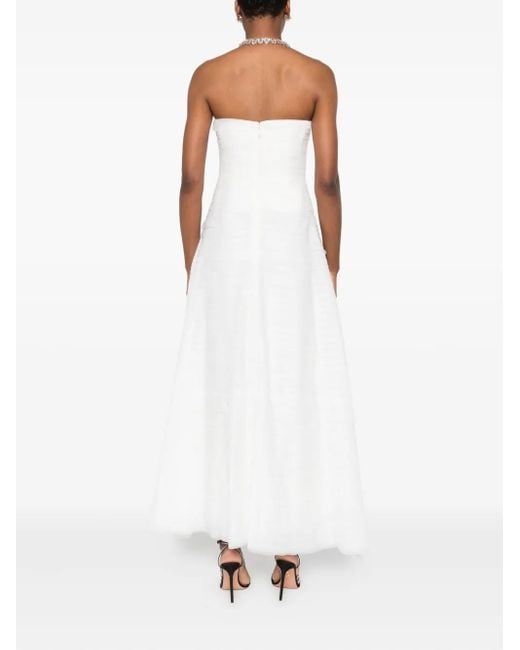 Aje. White Soundscape Maxi Dress