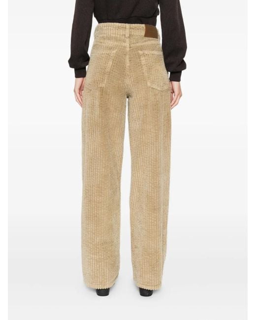 Pantaloni A Coste di Our Legacy in Natural