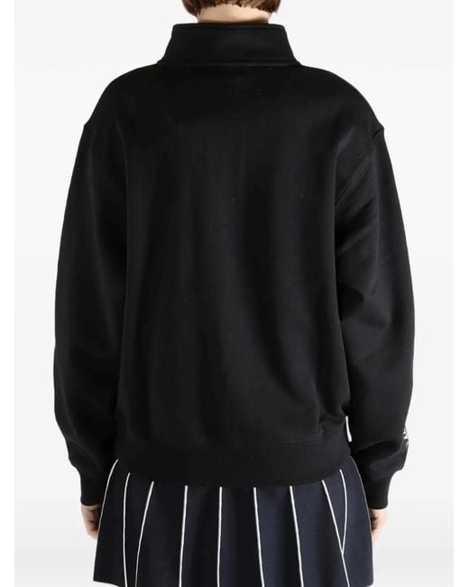 Malbon Golf Black Zip Sweatshirt