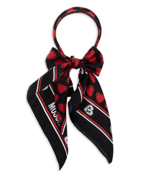 Moschino スカーフ ヘアバンド Red