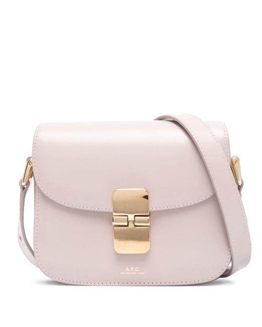 A.P.C. Pink Mini Grace Shoulder Bags
