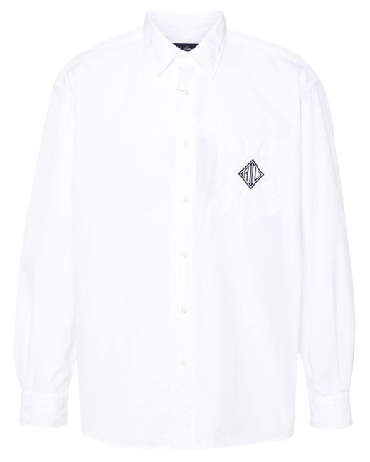 Ralph Lauren Purple Label Hemd mit Logo-Print in White für Herren