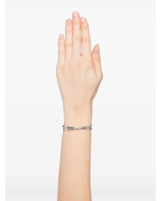 Agnes B. White Compulsion Bangle