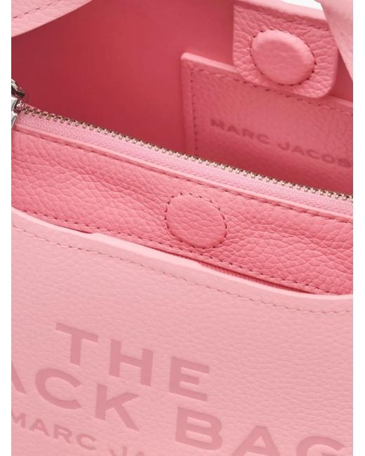 Marc Jacobs Pink The Mini Sack Leather Tote Bag