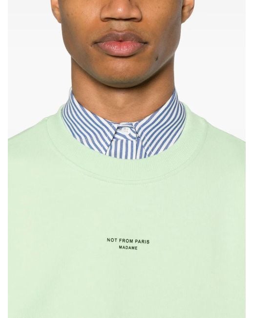 Drole de Monsieur Green Le Slogan Sweatshirt for men