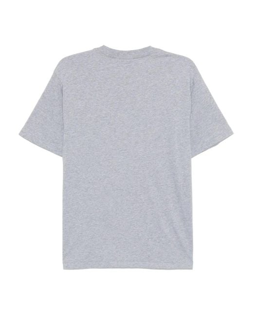 Chocoolate Gray Logo-Patch T-Shirt for men