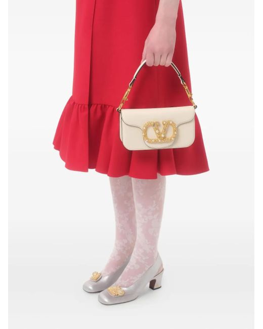 Valentino Garavani Red Crepe Couture Midi Dress