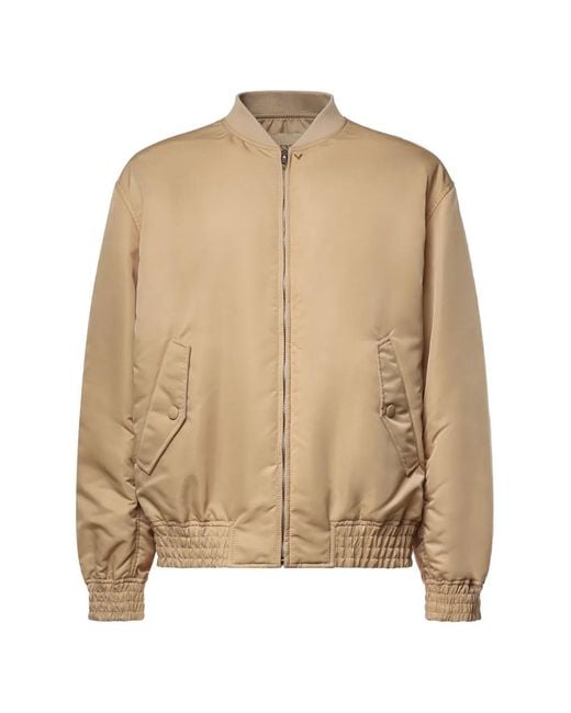 Valentino Garavani Natural Zip-Up Bomber Jacket for men