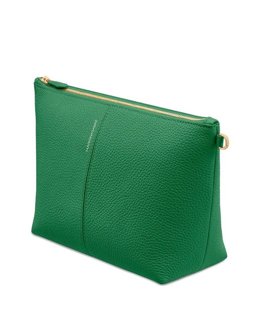 Maison De Sabre Green Leather D-Ring Pouch
