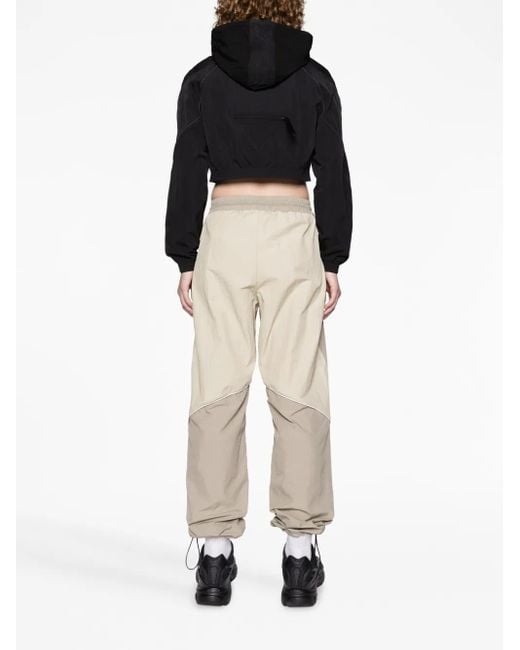 Reebok Black Hooded Cropped Track Jacket