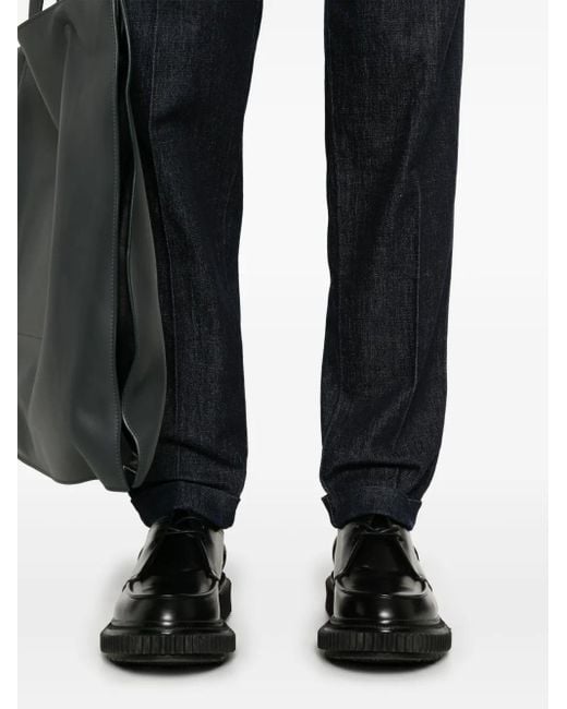 Cruna Blue Pleat-Detail Jeans for men