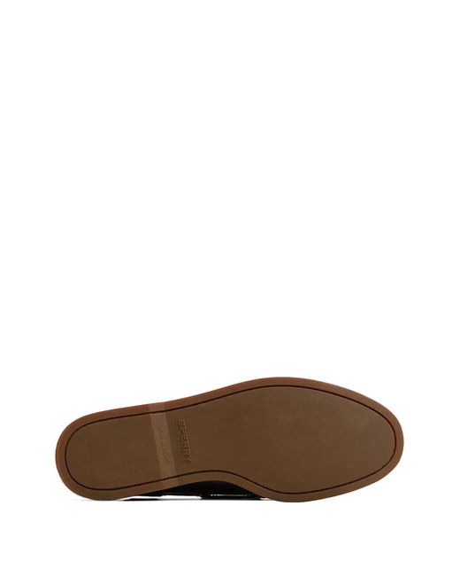 Fortela White Leather Boat Shoes for men